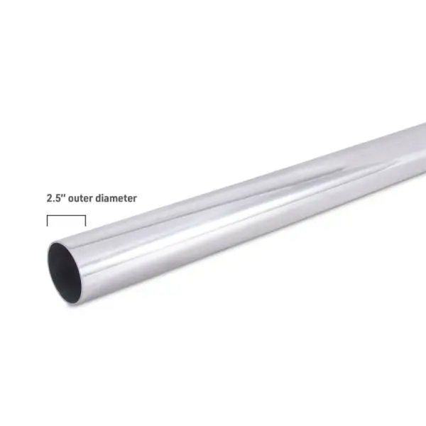 Mishimoto Universal Aluminum Intercooler Tubing 2.5in. OD - Straight thumbnail 2