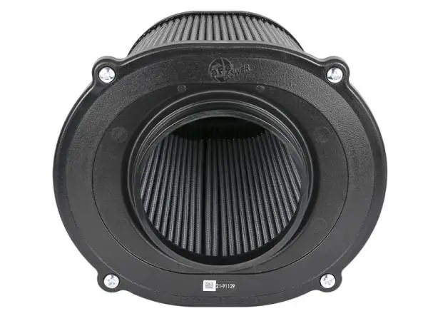 aFe Quantum Pro DRY S Air Filter Inverted Top - 5in Flange x 9in Height - Dry PDS image 3
