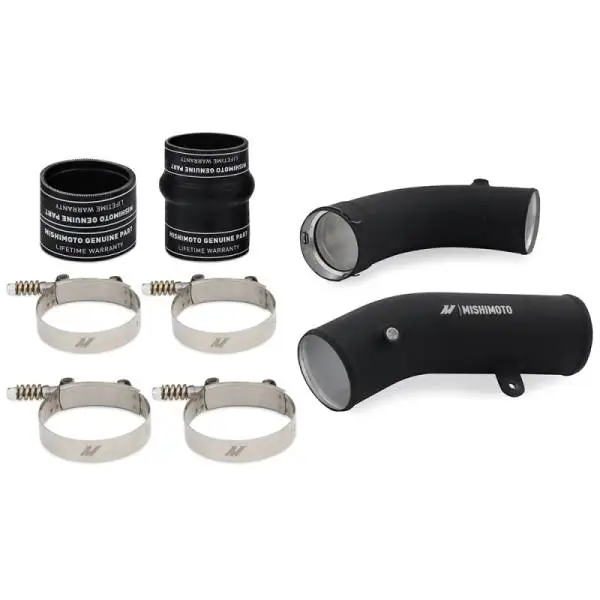 Mishimoto 17-19 GM 6.6L L5P Cold-Side Pipe and Boot Kit Wrinkle Black thumbnail 2