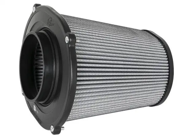 aFe Quantum Pro DRY S Air Filter Inverted Top - 5in Flange x 8in Height - Dry PDS image 2