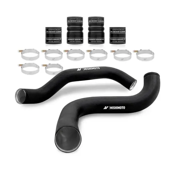 Mishimoto 99-03 Ford 7.3L Powerstroke PSD Intercooler Pipe/Boot Kit - Wrinkle Black thumbnail 2