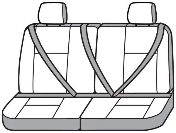 Covercraft 07-14 GMC Yukon Carhartt SeatSaver Custom Third Row Seat Covers - Gravel image 8