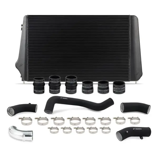 Mishimoto 17-19 GM L5P Duramax Intercooler Kit - Black w/ WBK Pipes thumbnail 2
