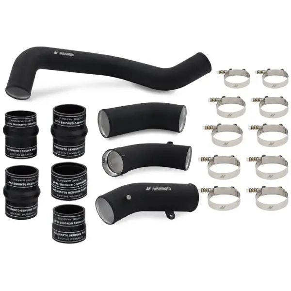 Mishimoto 17-19 GM L5P Duramax Intercooler Kit - Black w/ WBK Pipes thumbnail 13