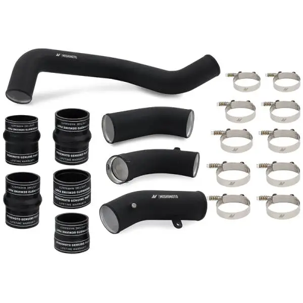 Mishimoto 17-19 GM L5P Duramax Intercooler Kit - Black w/ WBK Pipes thumbnail 14