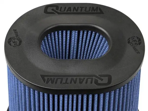 aFe Quantum Pro-5 R Air Filter Inverted Top - 5in Flange x 9in Height - Oiled P5R image 9