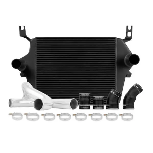 Mishimoto 03-07 Ford 6.0L Powerstroke Intercooler Kit w/ Pipes (Black) image 2