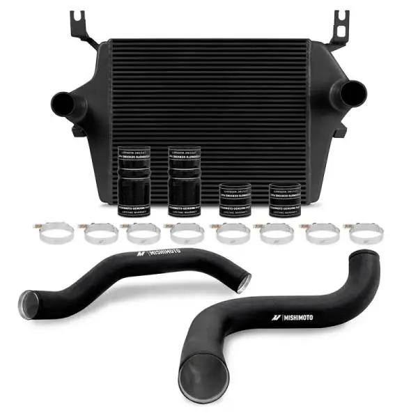 Mishimoto 99-03 Ford 7.3L Powerstroke PSD Black Intercooler Kit w/ Black Pipes image 2