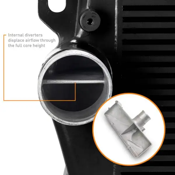 Mishimoto 2019+ Ram 6.7L Cummins Intercooler Kit BK Cooler P Pipes image 8