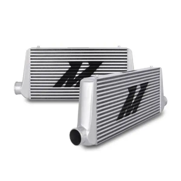 Mishimoto Universal Silver R Line Intercooler Overall Size: 31x12x4 Core Size: 24x12x4 Inlet /Outlet thumbnail 2