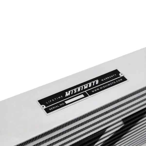 Mishimoto Universal Silver R Line Intercooler Overall Size: 31x12x4 Core Size: 24x12x4 Inlet /Outlet thumbnail 7