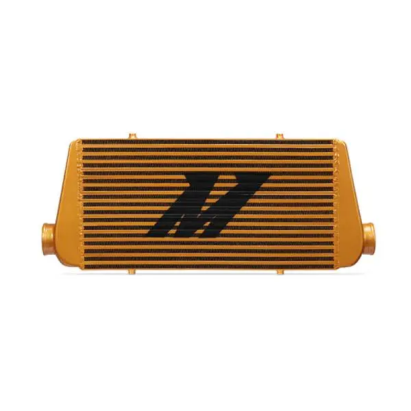 Mishimoto Universal Gold R Line Intercooler Overall Size: 31x12x4 Core Size: 24x12x4 Inlet / Outlet image 7