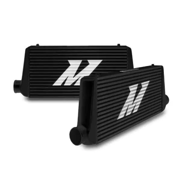 Mishimoto Universal Black S Line Intercooler Overall Size: 31x12x3 Core Size: 23x12x3 Inlet / Outlet thumbnail 3