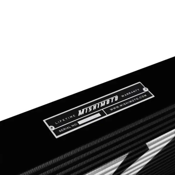 Mishimoto Universal Black S Line Intercooler Overall Size: 31x12x3 Core Size: 23x12x3 Inlet / Outlet thumbnail 8