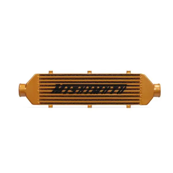 Mishimoto Universal Gold Z Line Intercooler Overall Size: 28x8x3 Core Size: 21x6x2.5 Inlet / Outlet thumbnail 7
