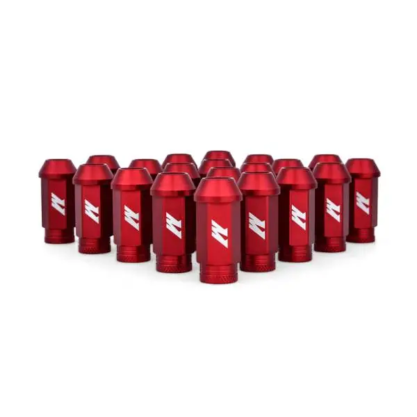 Mishimoto Aluminum Locking Lug Nuts M12x1.25 20pc Set Red thumbnail 5