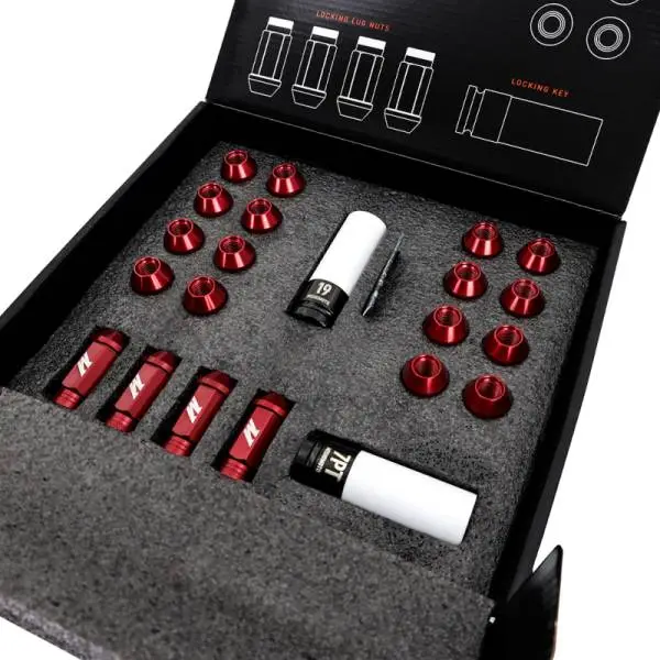 Mishimoto Aluminum Locking Lug Nuts M12x1.5 20pc Set Black thumbnail 15