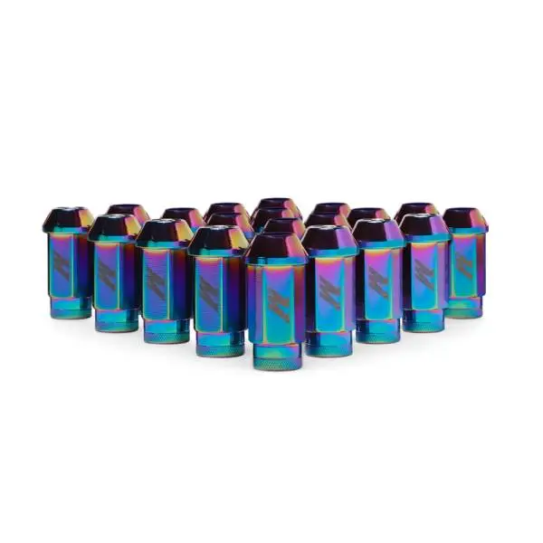 Mishimoto Aluminum Locking Lug Nuts M12x1.5 20pc Set Neo Chrome thumbnail 5