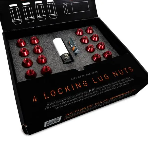 Mishimoto Aluminum Locking Lug Nuts M12x1.5 20pc Set Neo Chrome thumbnail 14