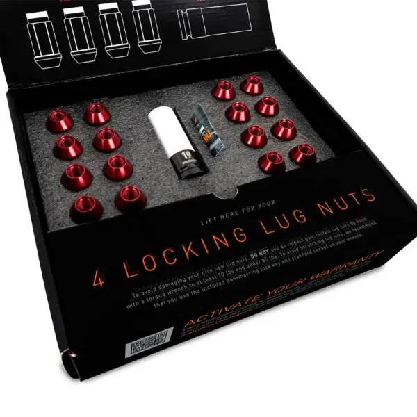 Mishimoto Aluminum Locking Lug Nuts M12x1.5 20pc Set Silver thumbnail 9