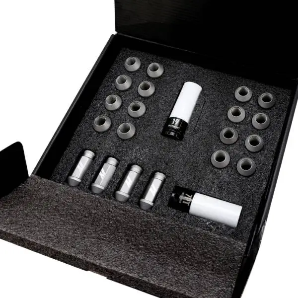Mishimoto Steel Locking Lug Nuts M14x1.5 20pc Set Black thumbnail 4