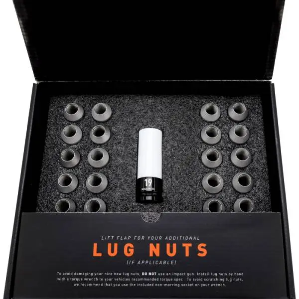 Mishimoto Steel Locking Lug Nuts M14x1.5 24pc Set Black thumbnail 3