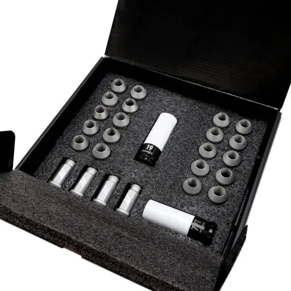 Mishimoto Steel Locking Lug Nuts M14x1.5 24pc Set Black thumbnail 4