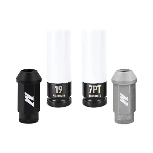 Mishimoto Steel Locking Lug Nuts M14x1.5 24pc Set Black thumbnail 5