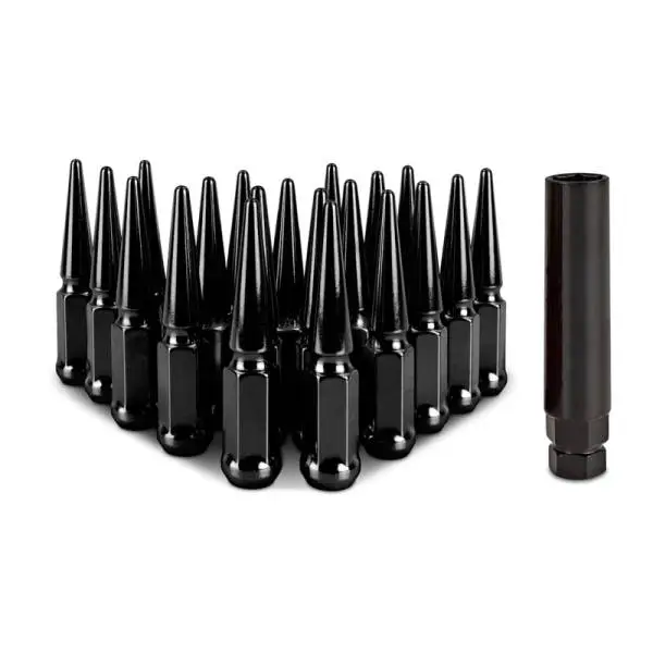 Mishimoto Steel Spiked Lug Nuts M12x1.5 20pc Set - Black image 2