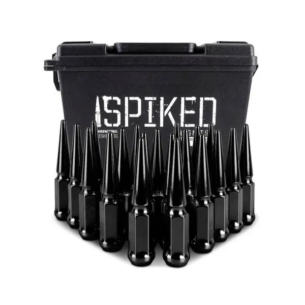 Mishimoto Steel Spiked Lug Nuts M12x1.5 20pc Set - Black image 5