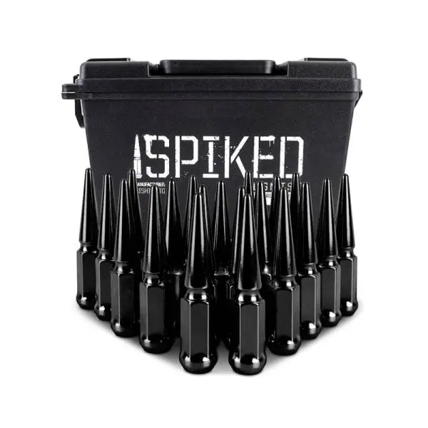 Mishimoto Steel Spiked Lug Nuts M12x1.5 20pc Set - Black image 8