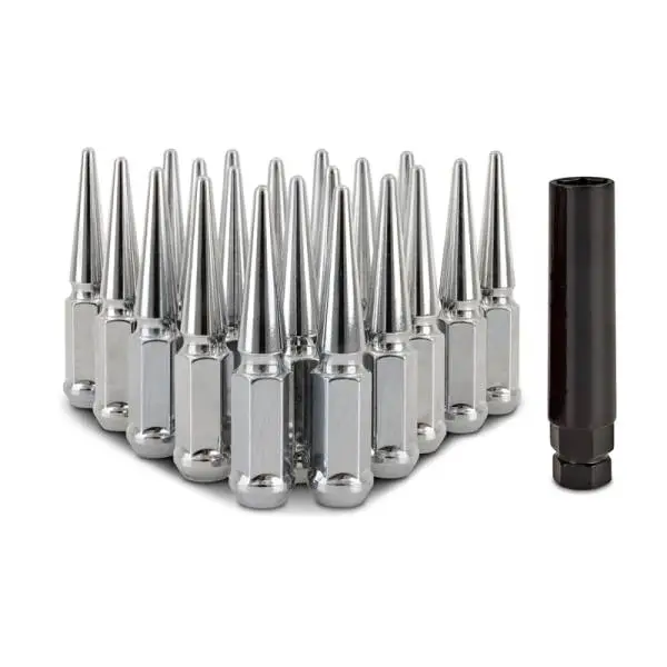 Mishimoto Steel Spiked Lug Nuts M12x1.5 20pc Set - Chrome image 2