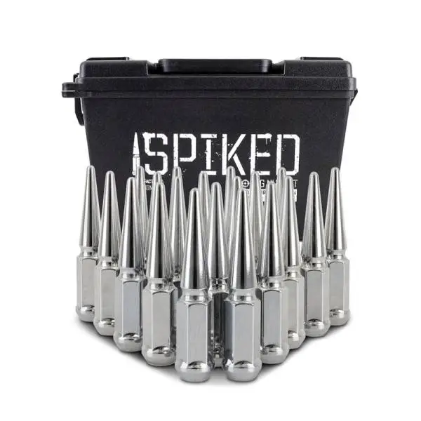 Mishimoto Steel Spiked Lug Nuts M12x1.5 20pc Set - Chrome image 8