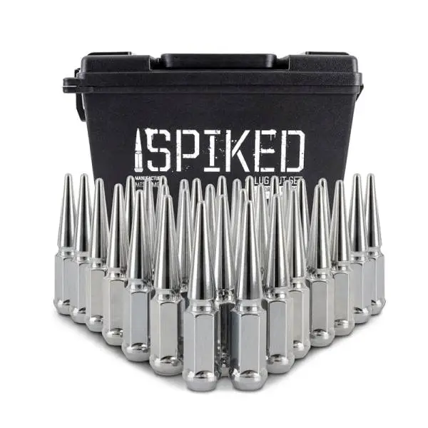 Mishimoto Mishimoto Steel Spiked Lug Nuts M14 x 1.5 32pc Set Chrome thumbnail 8