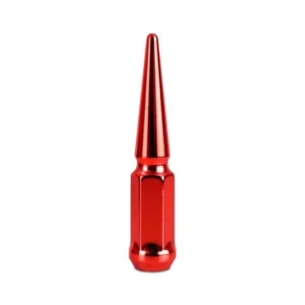 Mishimoto Mishimoto Steel Spiked Lug Nuts M14 x 1.5 32pc Set Red thumbnail 4