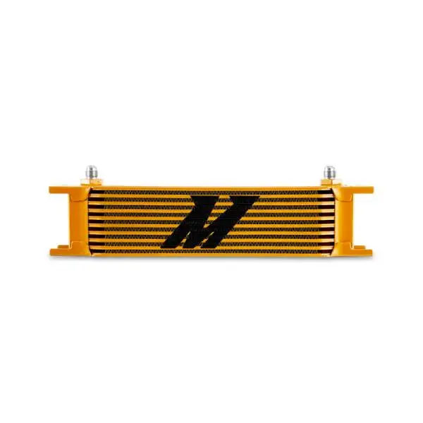 Mishimoto Universal -6AN 10 Row Oil Cooler - Gold image 2