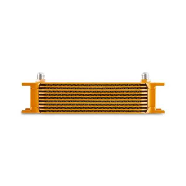 Mishimoto Universal -8AN 10 Row Oil Cooler - Gold image 3