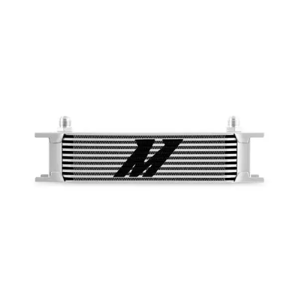 Mishimoto Universal -8AN 10 Row Oil Cooler - Silver image 2