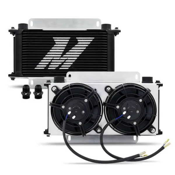 Mishimoto Universal Oil Cooler Kit - 19 Row Cooler and 2x5in Fans