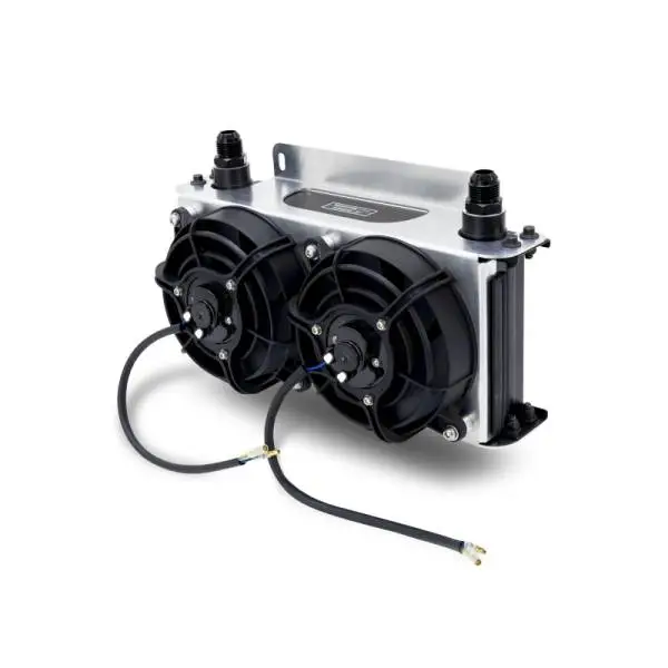 Mishimoto Universal Oil Cooler Kit - 19 Row Cooler and 2x5in Fans image 3