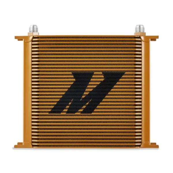 Mishimoto Universal 34 Row Oil Cooler - Gold image 2