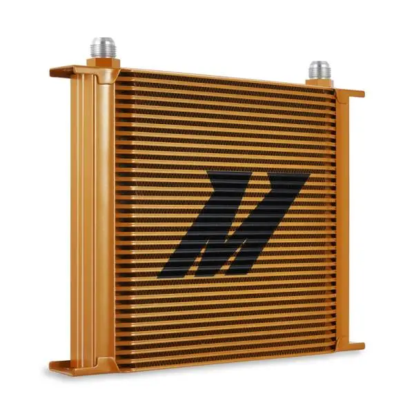 Mishimoto Universal 34 Row Oil Cooler - Gold image 3