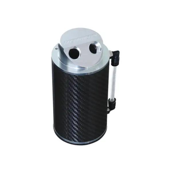 Mishimoto Carbon Fiber Oil Catch Can 10mm Fittings thumbnail 8