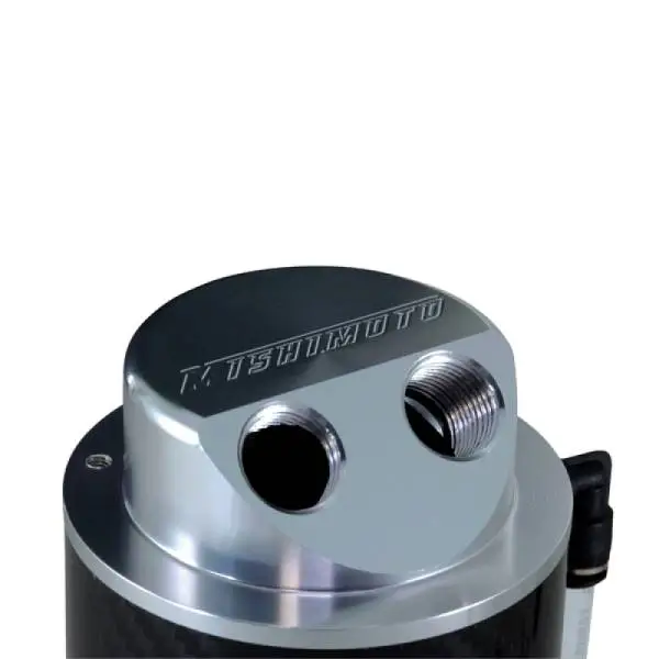 Mishimoto Carbon Fiber Oil Catch Can 10mm Fittings thumbnail 9