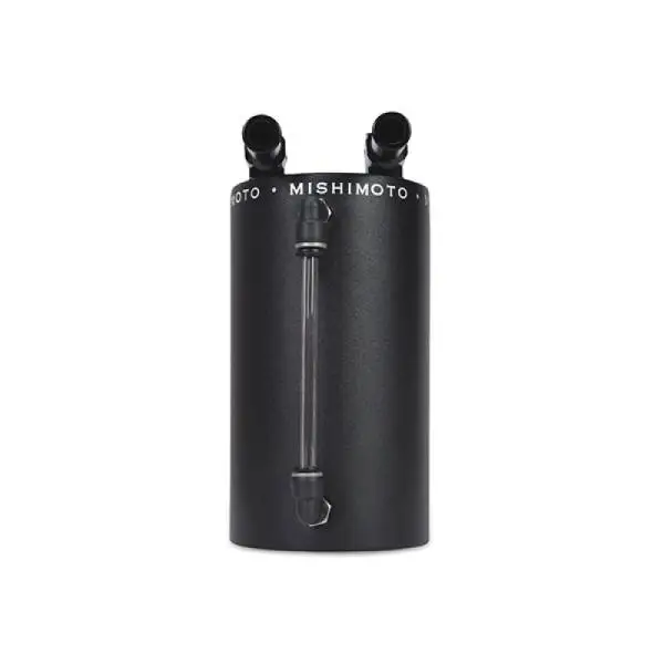 Mishimoto Large Aluminum Oil Catch Can - Wrinkle Black thumbnail 5