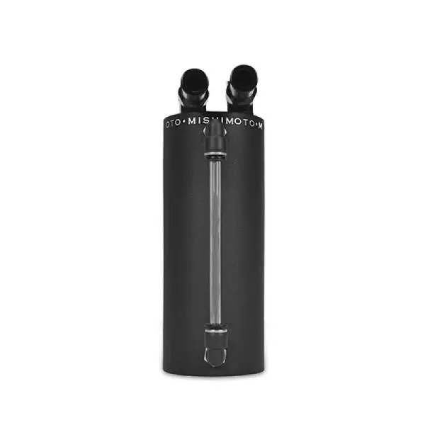 Mishimoto Small Aluminum Oil Catch Can - Wrinkle Black thumbnail 5