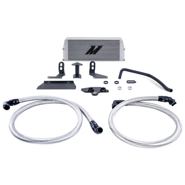 Mishimoto 11-19 Ford 6.7L Powerstroke Performance Oil Cooler Kit - Silver image 2