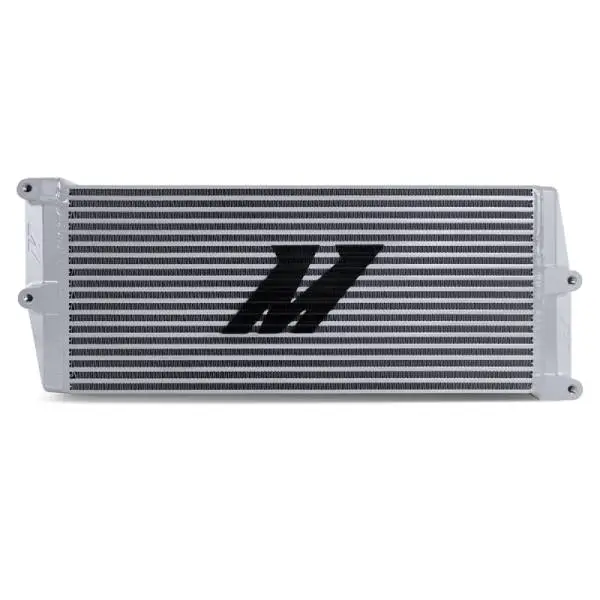 Mishimoto Heavy-Duty Oil Cooler - 17in. Opposite-Side Outlets - Silver image 3