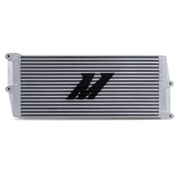 Mishimoto Heavy-Duty Oil Cooler - 17in. Opposite-Side Outlets - Silver image 4