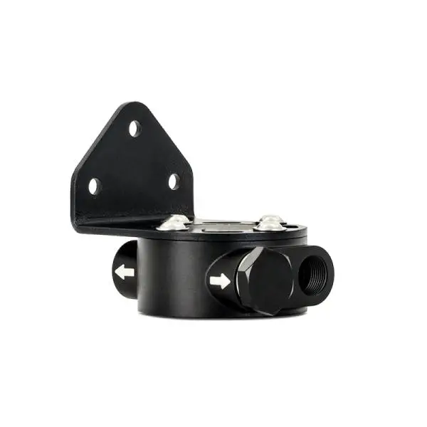 Mishimoto 3/4 - 16 Thread Remote Oil Filter Mount - Black image 10